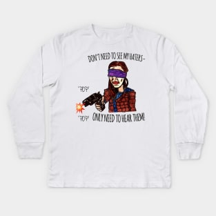 BIRDBOX “HATERS” Kids Long Sleeve T-Shirt